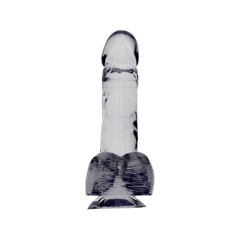 DONG WITH SUCTION CUP - CLEAR 6"