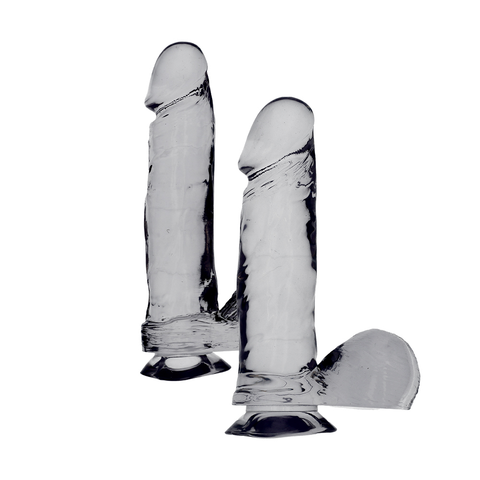 DONG WITH SUCTION CUP - CLEAR 7.25"