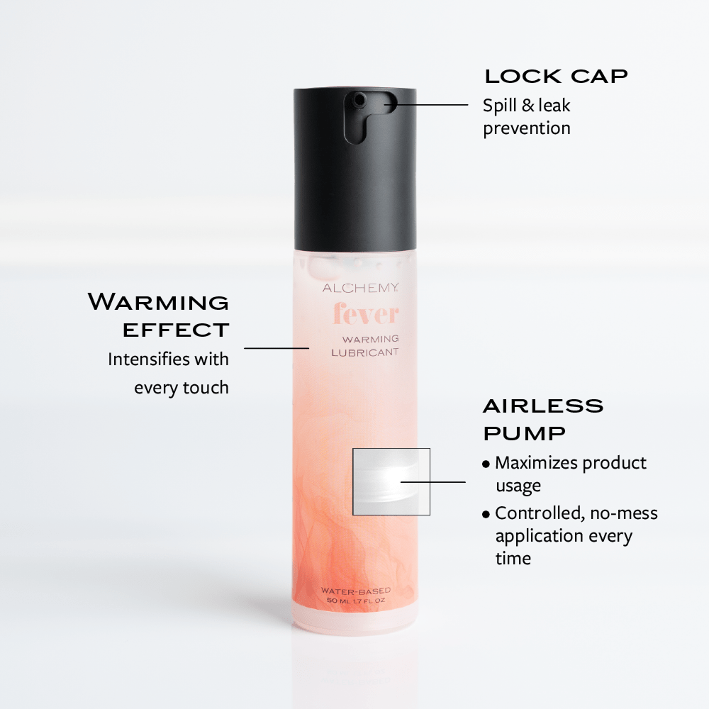 Alchemy Fever: Water-Based Warming Personal Lubricant product features