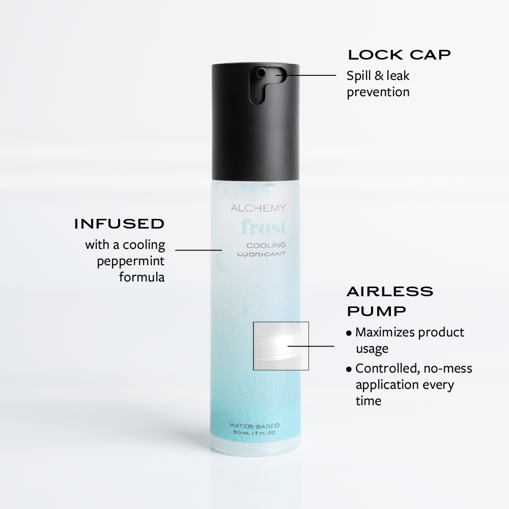 Alchemy Frost: Water-Based Cooling Personal Lubricant product features