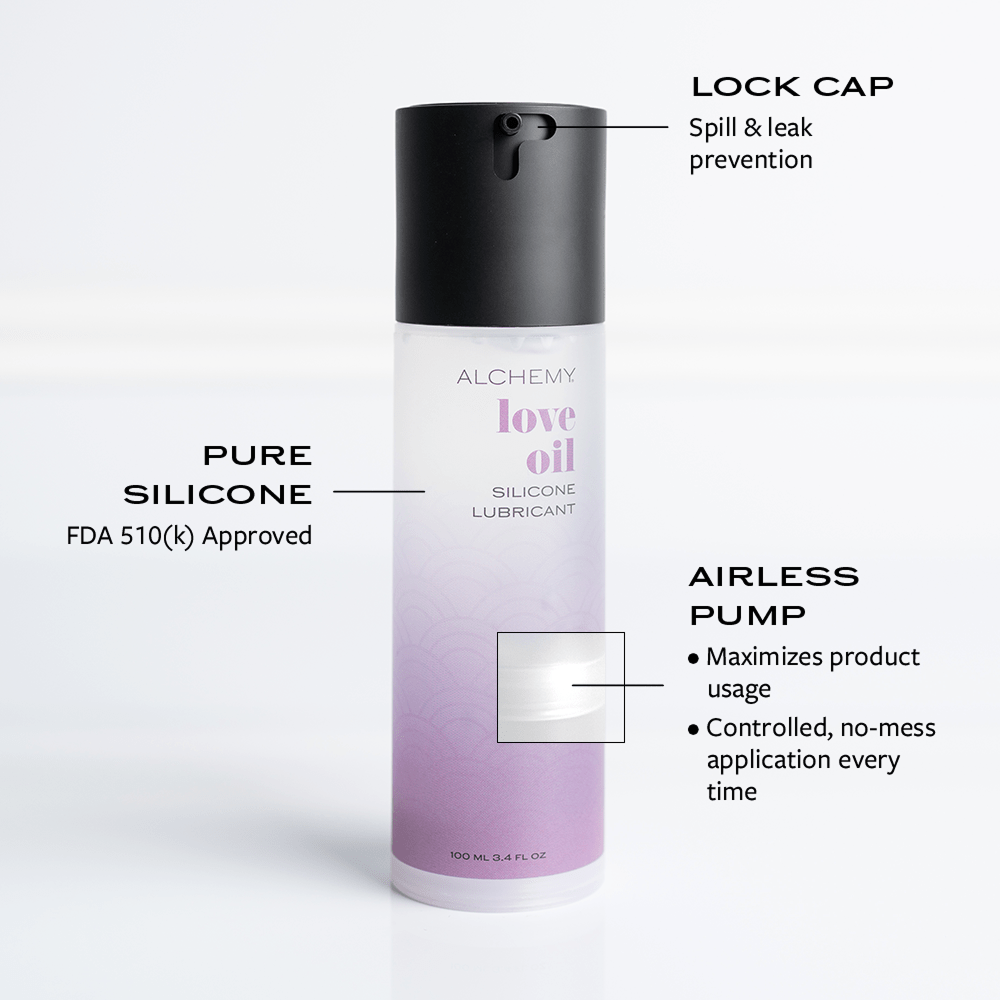 Alchemy Love Oil: Silicone-Based Personal Lubricant product features