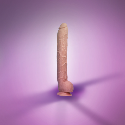 DICK RAMBONE COCK - WHITE - 17"