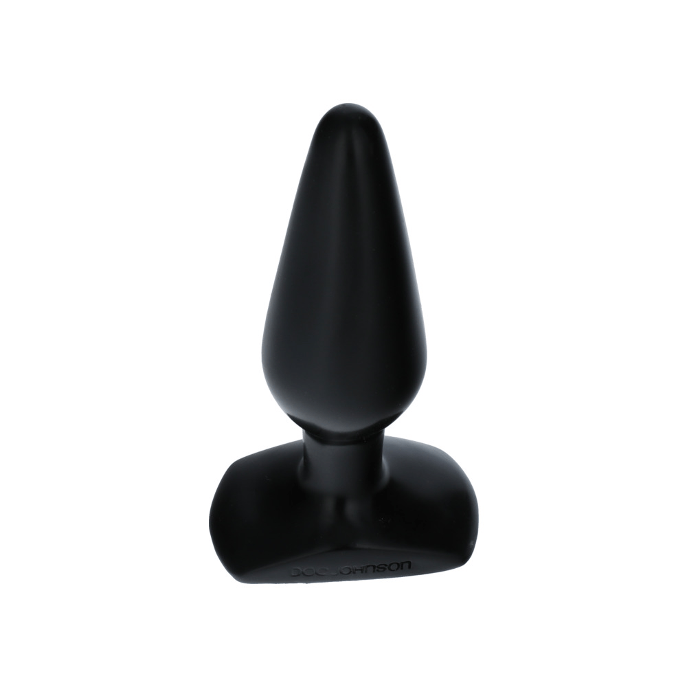 BUTT PLUG - BLACK - MEDIUM