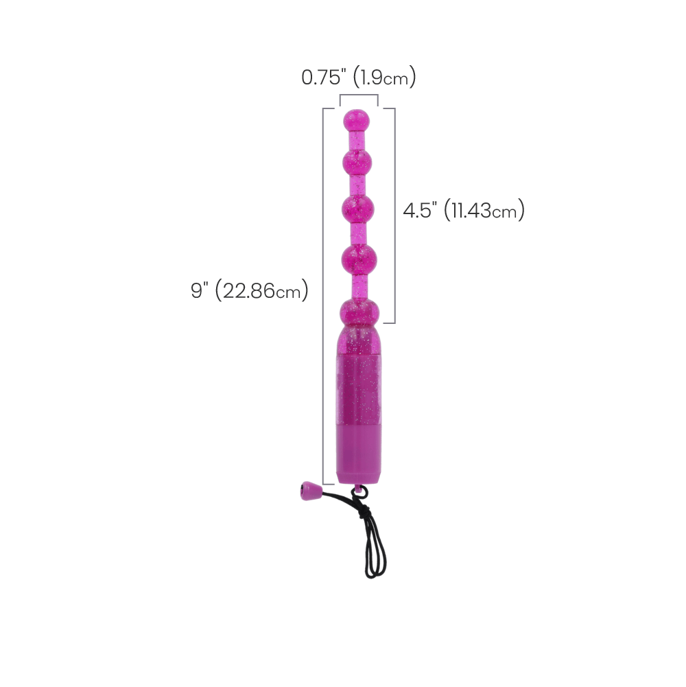 VIBRATING PLEASURE BEADS - PURPLE