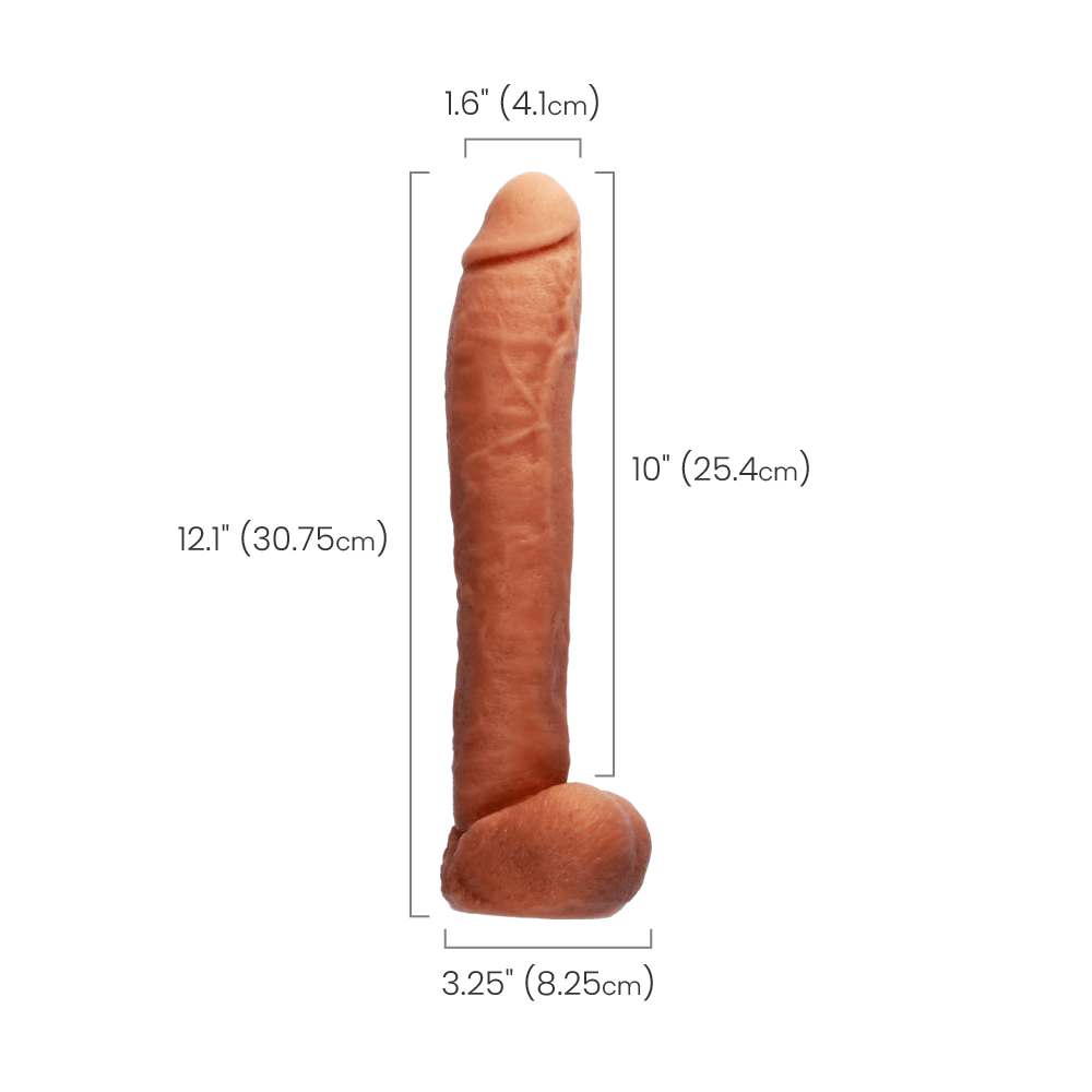 DONG WITH BALLS - WHITE - 12"