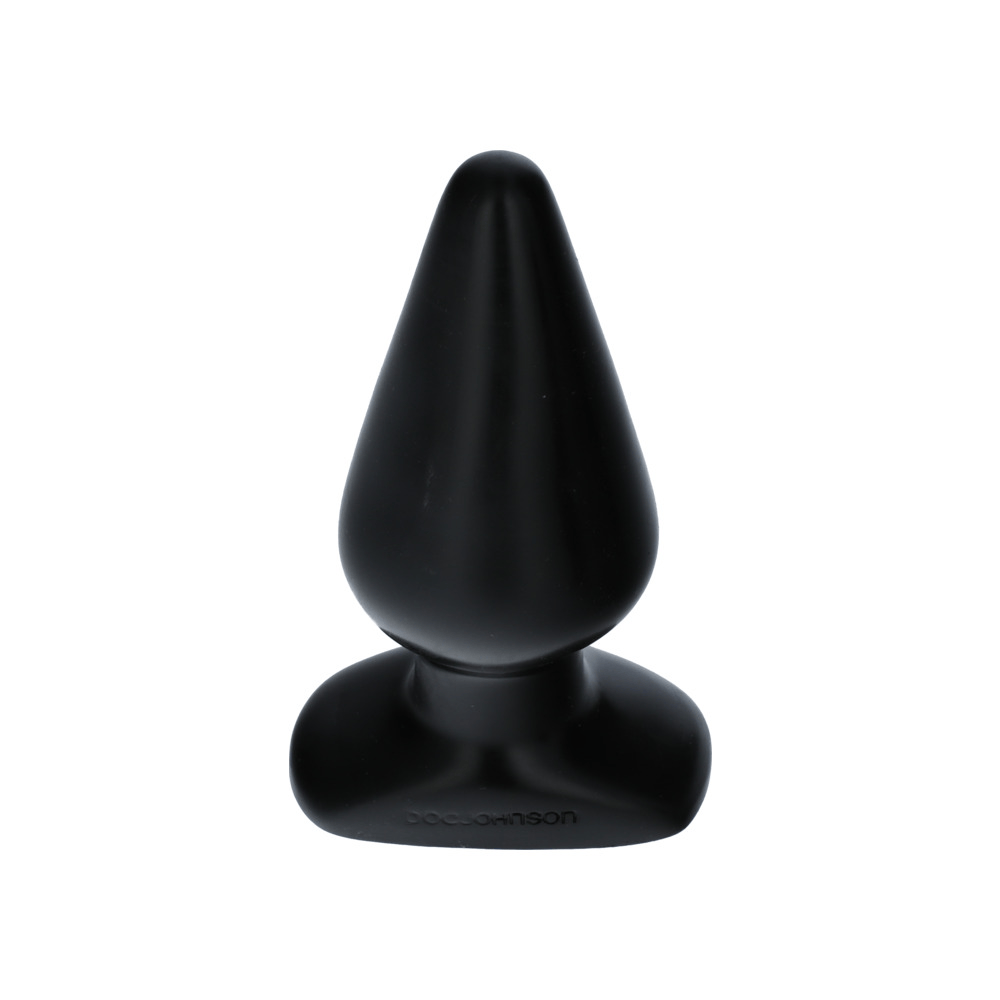 BUTT PLUG - BLACK - LARGE