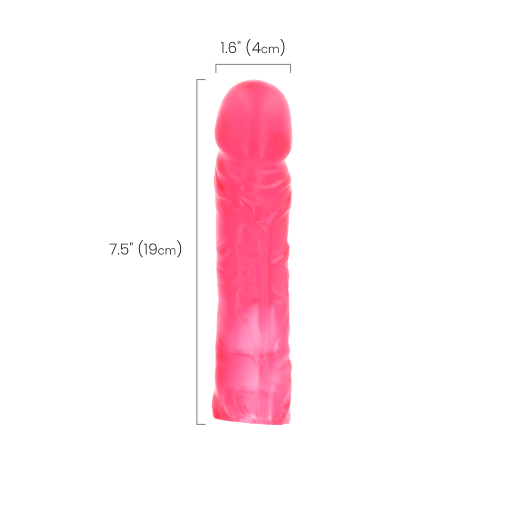 CRYSTAL JELLIE - PINK - 8"