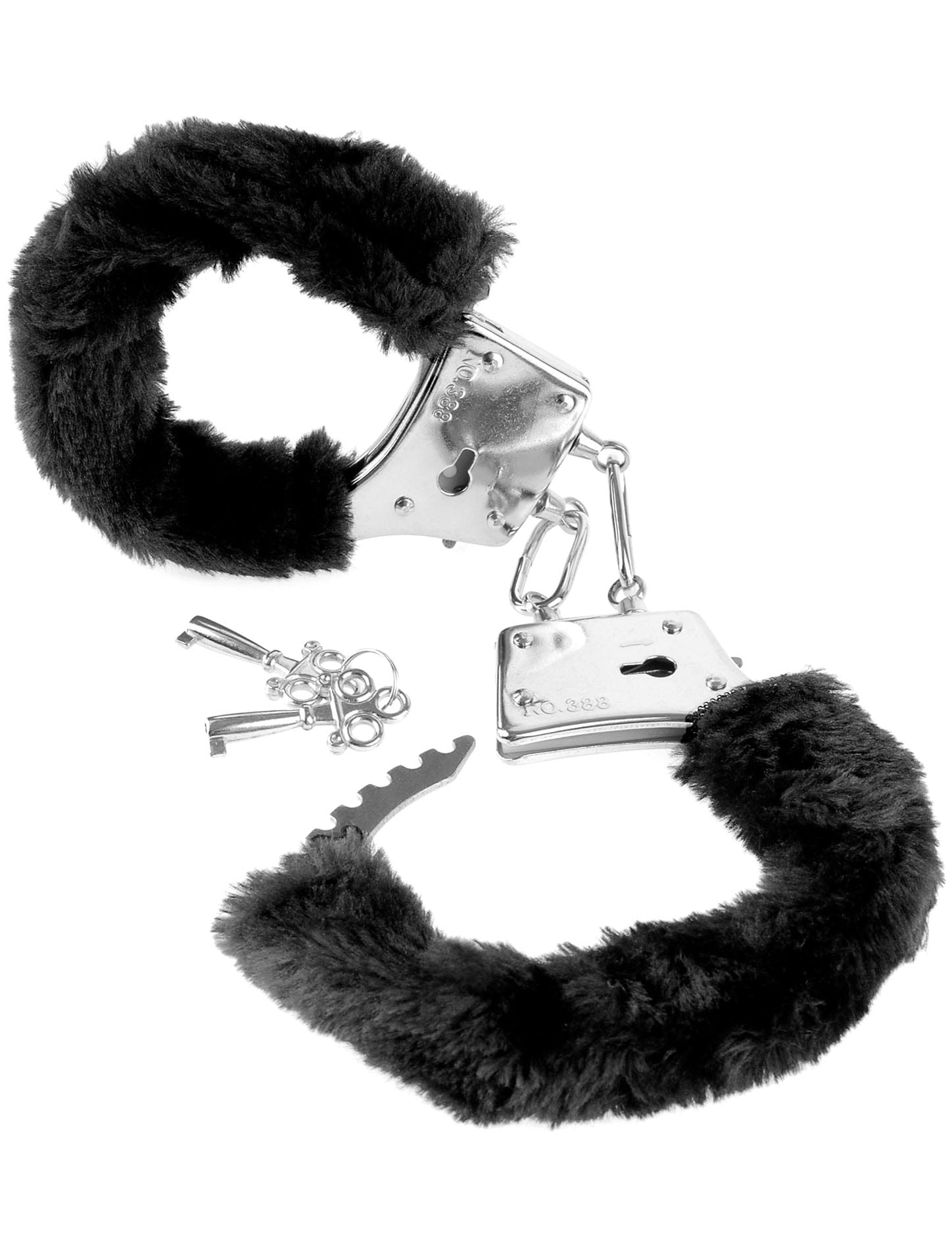 BEGINNERS FURRY CUFFS - BLACK
