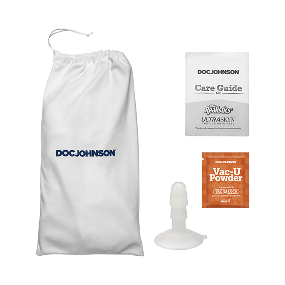 6\" REALISTIC COCK W/ BALLS - ULTRASKYN - VANILLA