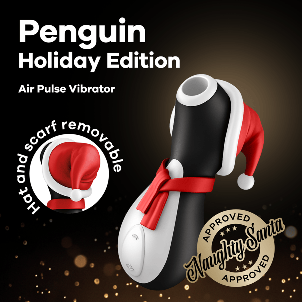 Satisfyer Penguin: Holiday Edition Air-Pulse Vibrator promo image