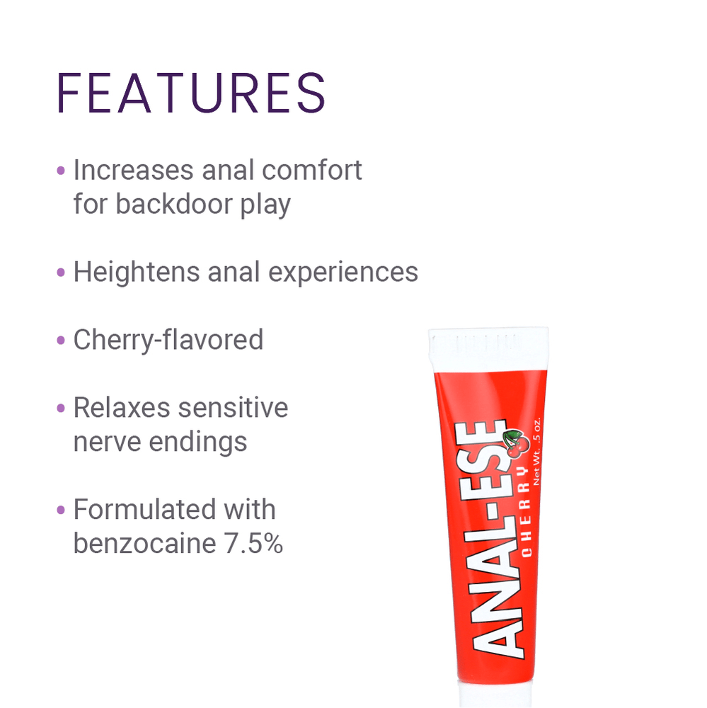 ANAL-ESE CREAM .5OZ - CHERRY