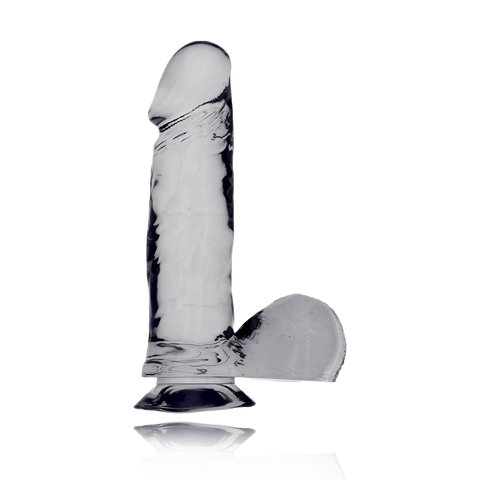 DONG WITH SUCTION CUP - CLEAR 6"