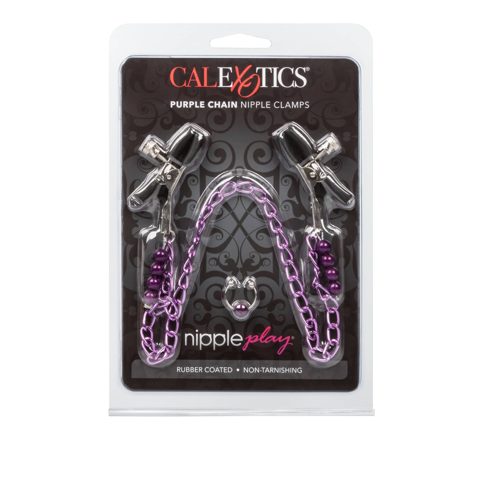 PURPLE CHAIN NIPPLE CLAMPS