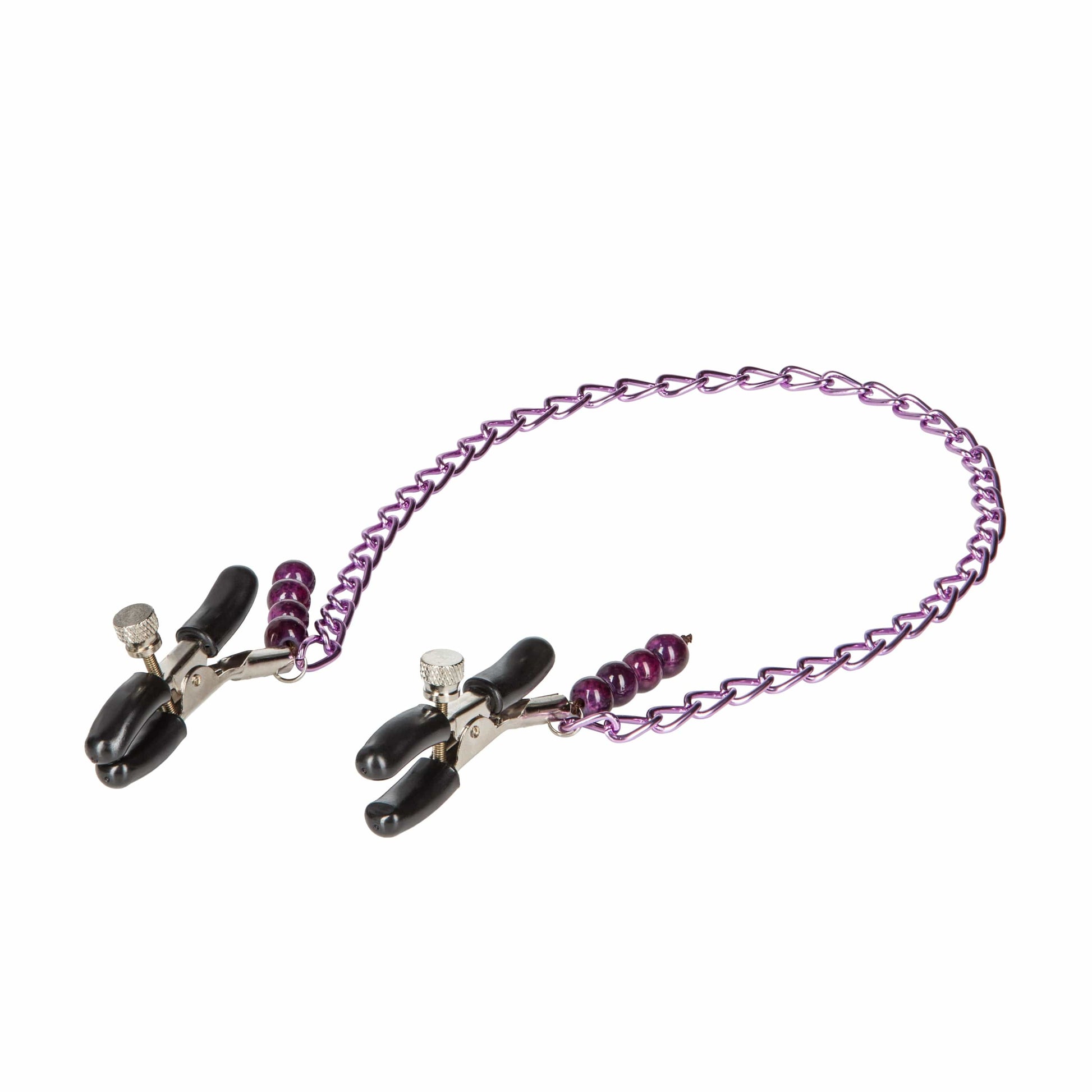 PURPLE CHAIN NIPPLE CLAMPS