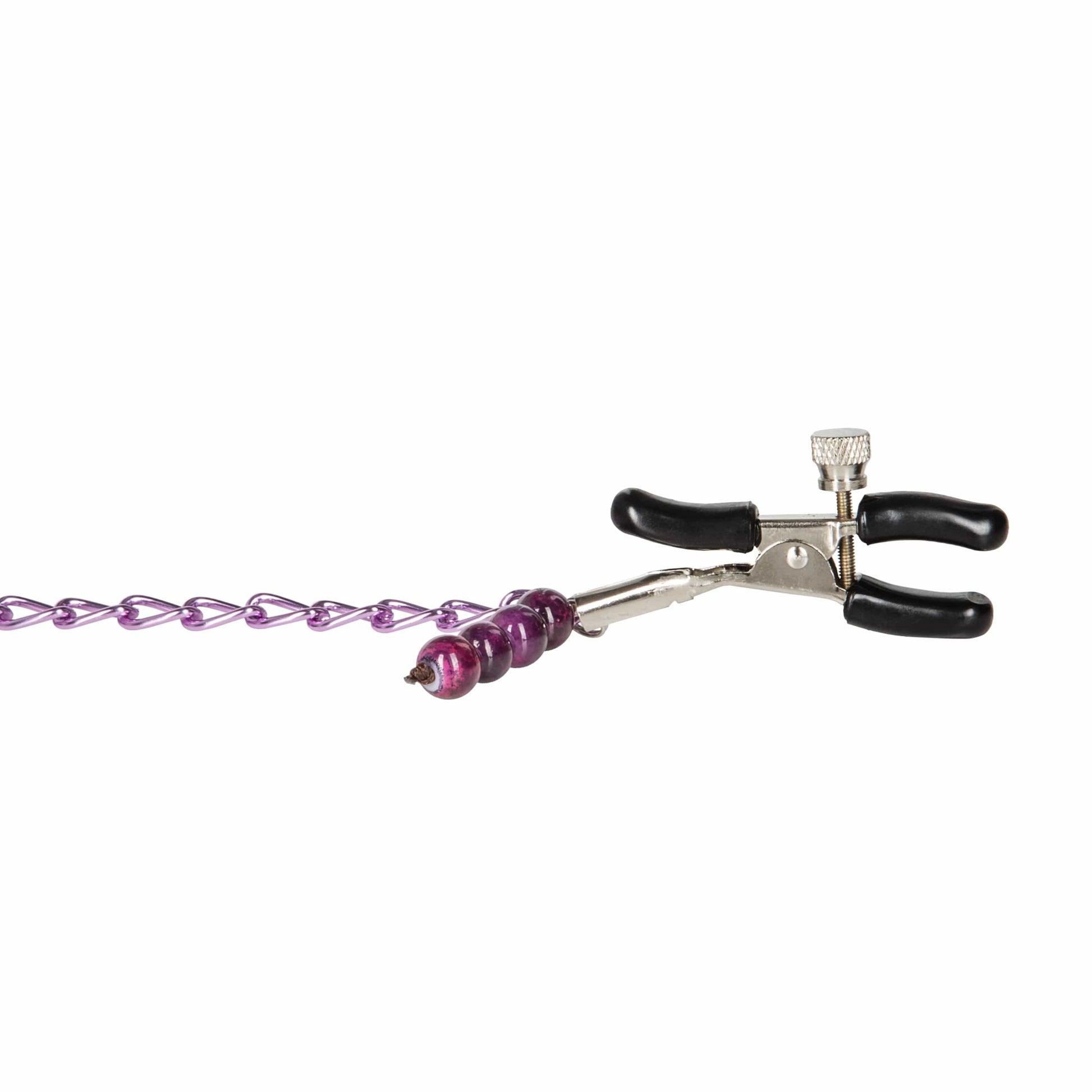PURPLE CHAIN NIPPLE CLAMPS