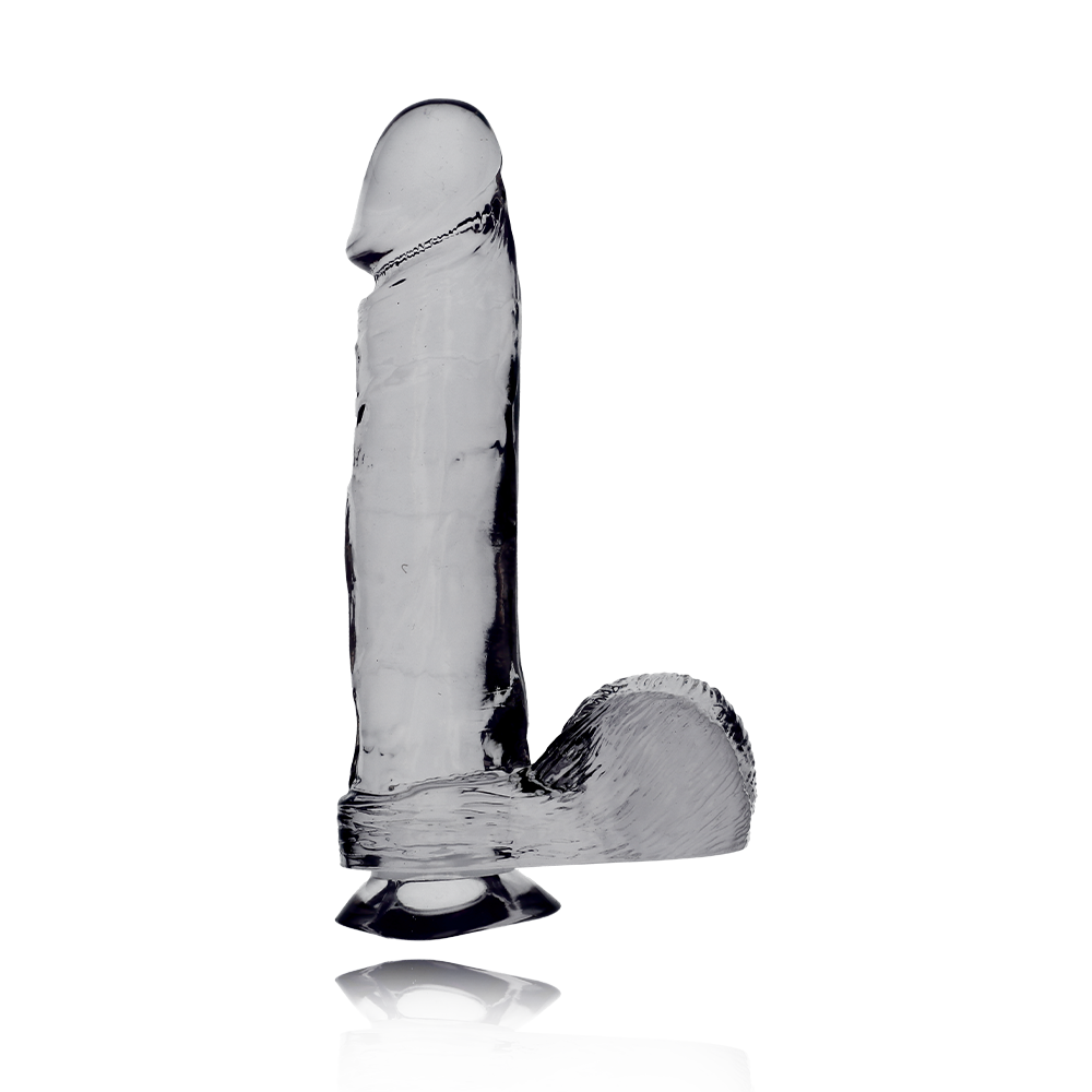 DONG WITH SUCTION CUP - CLEAR 7.25"