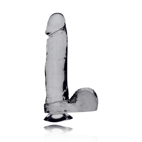 DONG WITH SUCTION CUP - CLEAR 7.25"