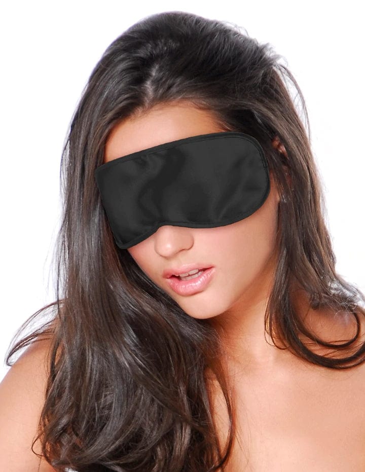 SATIN LOVE MASK BLACK