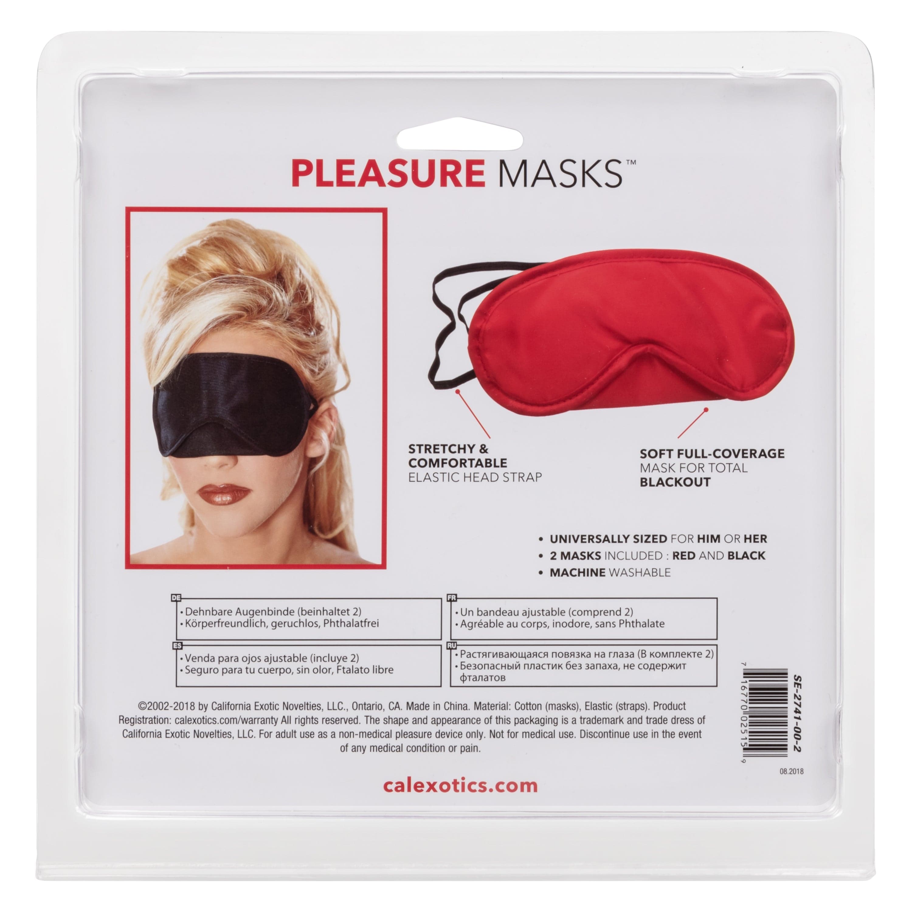 PLEASURE MASKS - 2 PACK