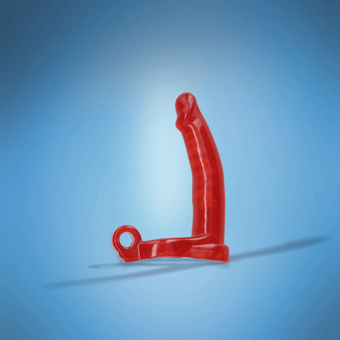 Double Penetrator Ultimate Cockring - Red