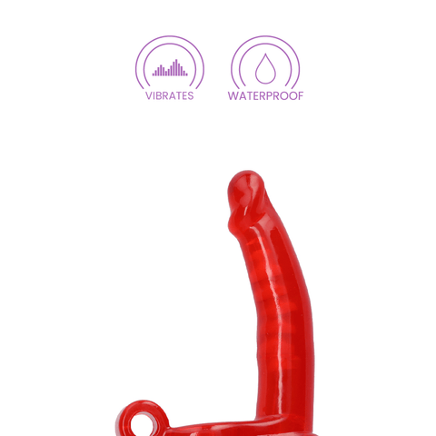 Double Penetrator Ultimate Cockring - Red