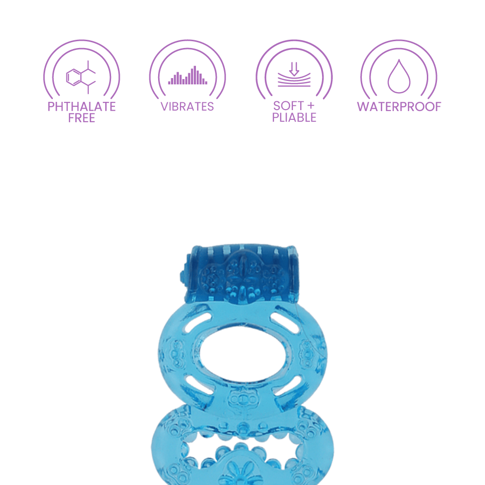 The Macho Double Ring - Blue