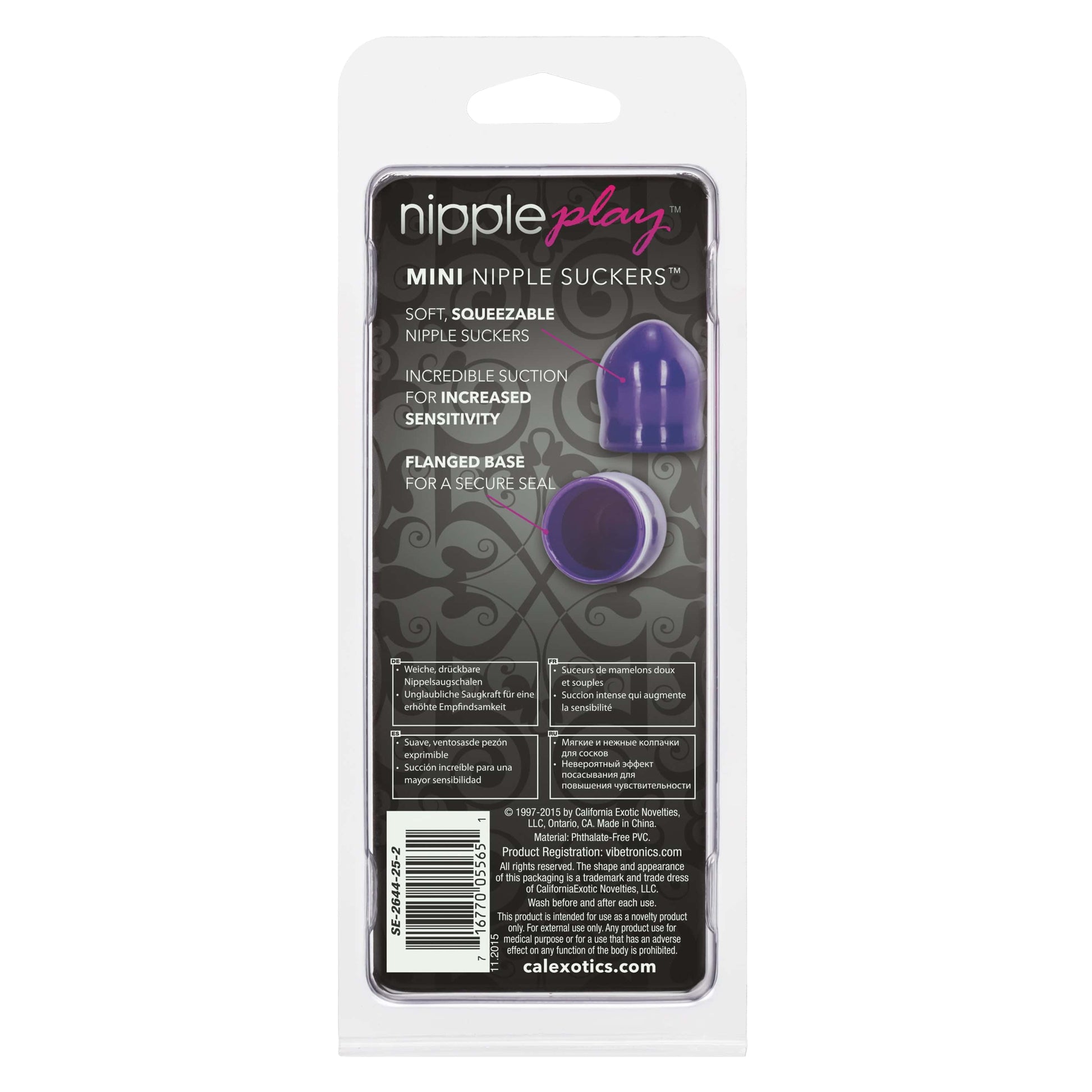 MINI NIPPLE SUCKERS - PURPLE
