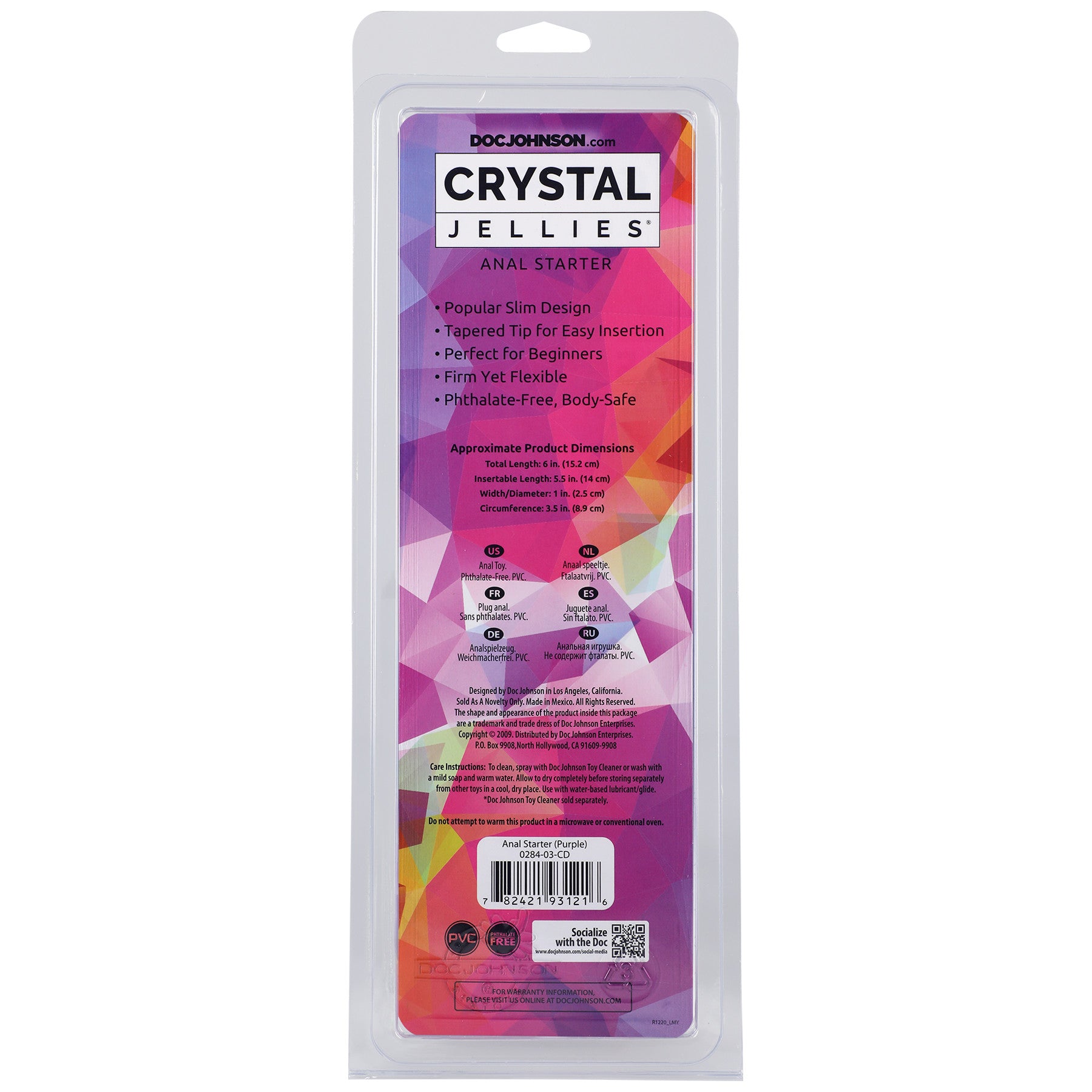 ANAL STARTER - PURPLE - 5.5\"