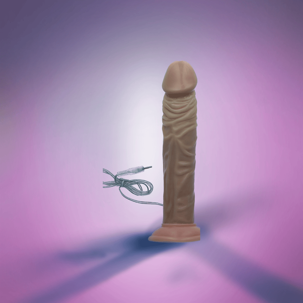 VIBRATING DONG - FLESH - 8"