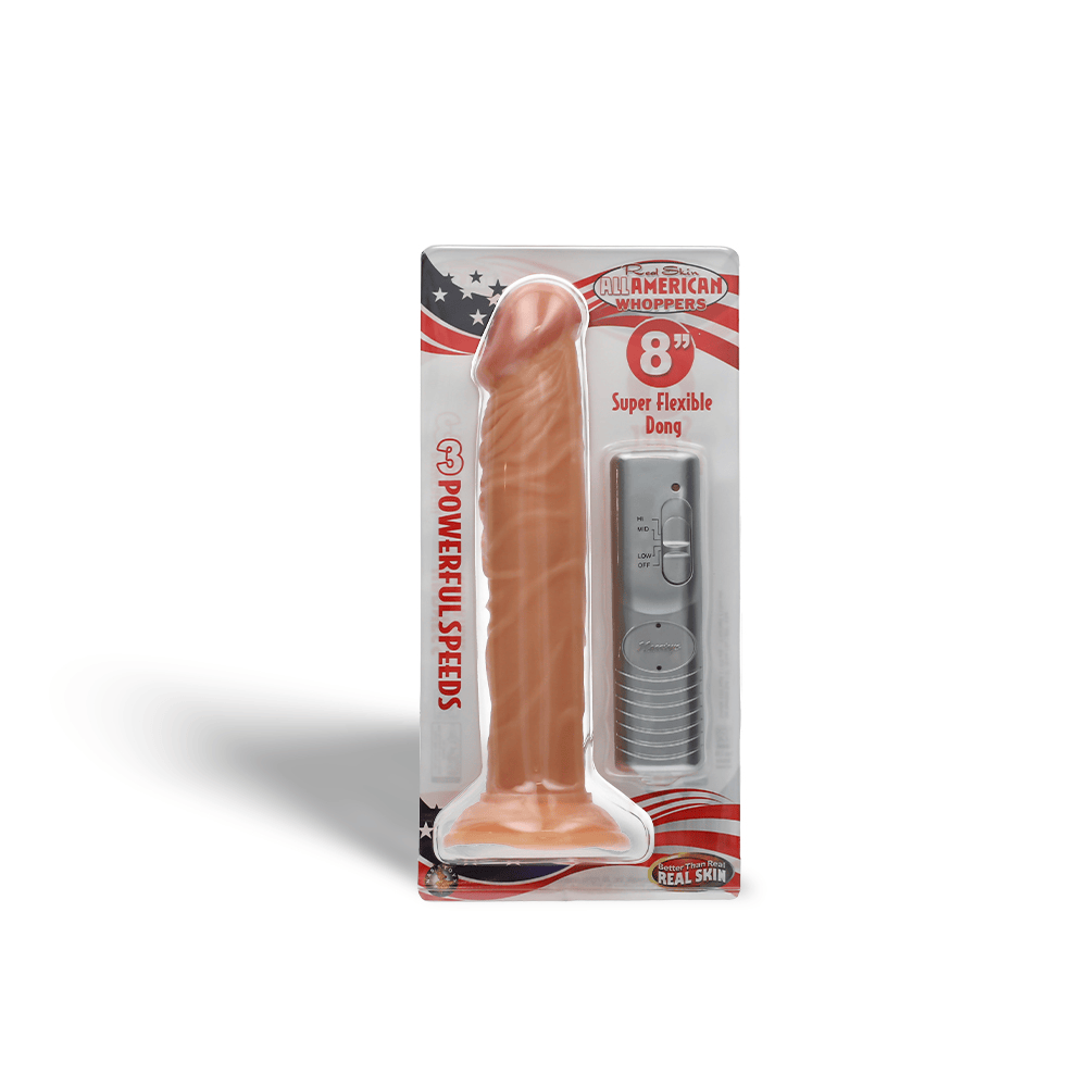 VIBRATING DONG - FLESH - 8"