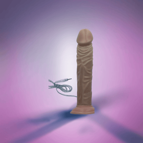 VIBRATING DONG - FLESH - 8"