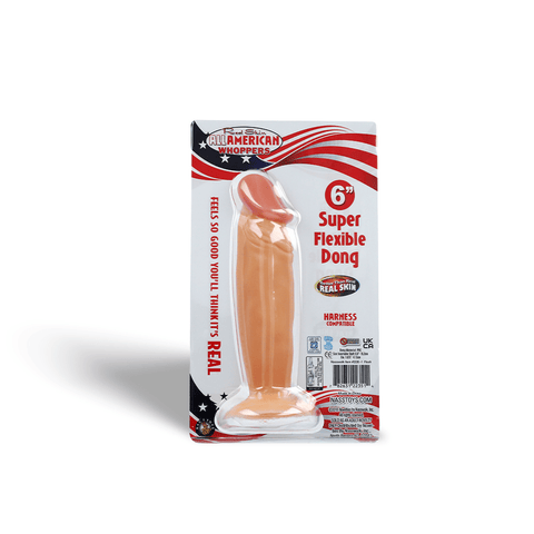 6" DONG W/ SUCTION CUP - FLESH