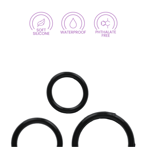 Silicone Support Rings™ - Black