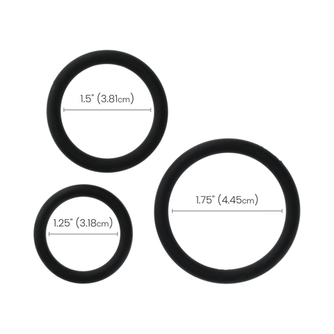 Silicone Support Rings™ - Black