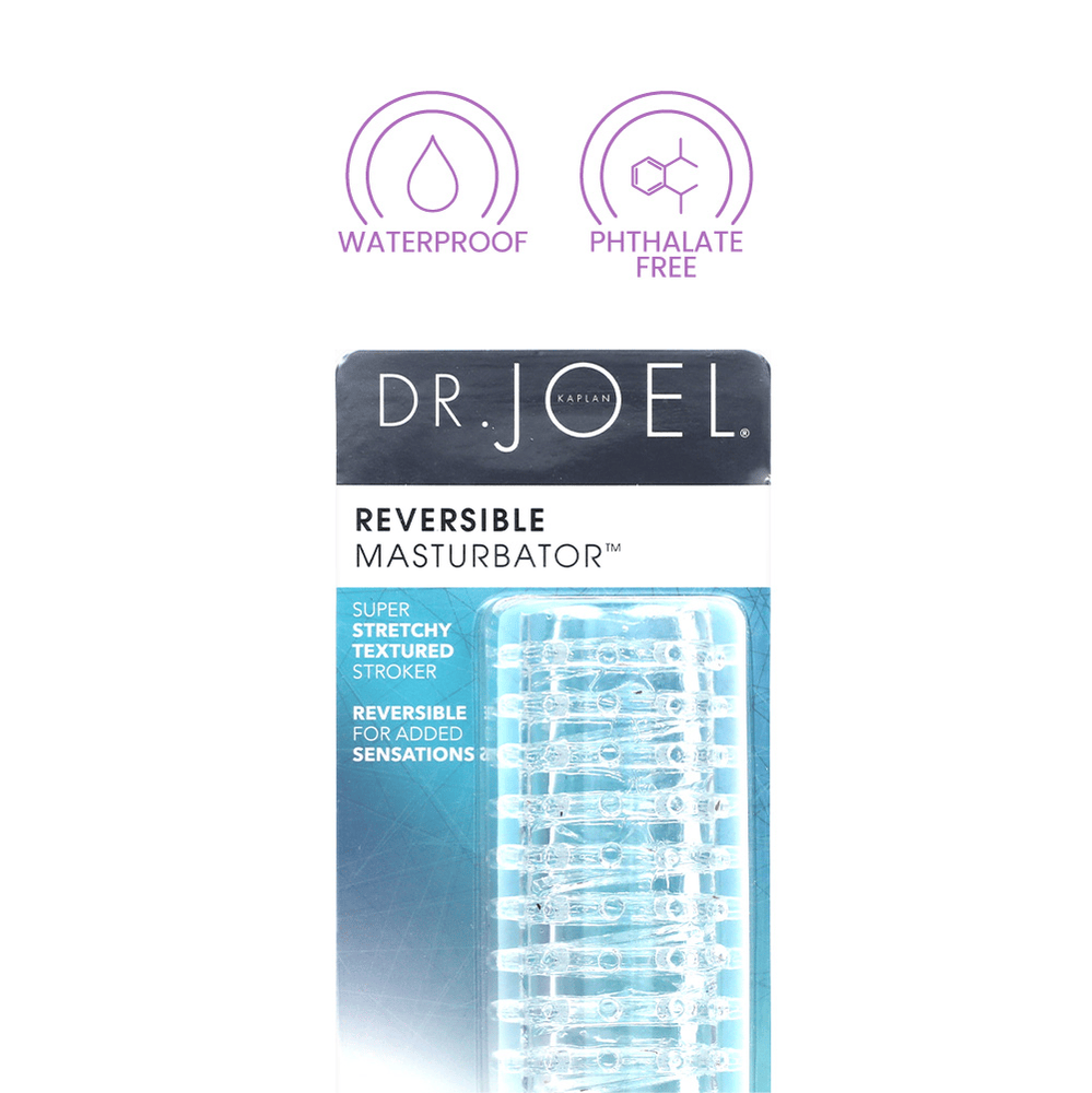 REVERSIBLE MASTURBATOR - CLEAR