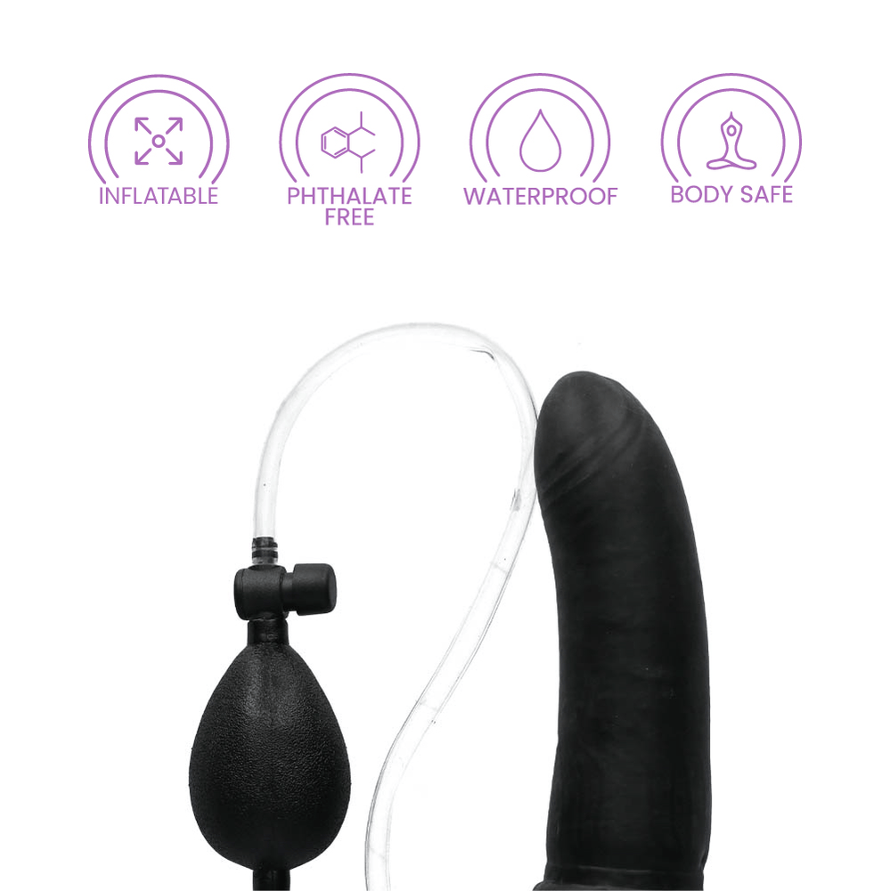 HEFTY PROBE BUTT PLUG - BLACK