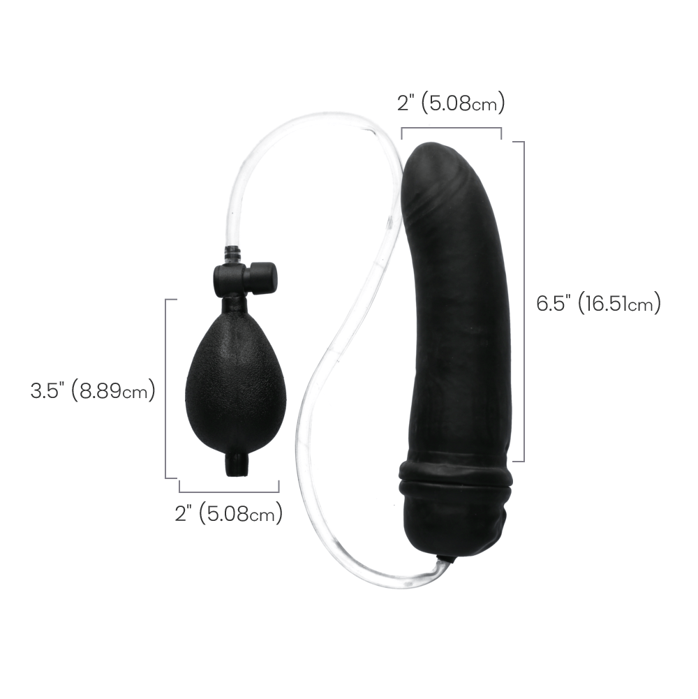 HEFTY PROBE BUTT PLUG - BLACK