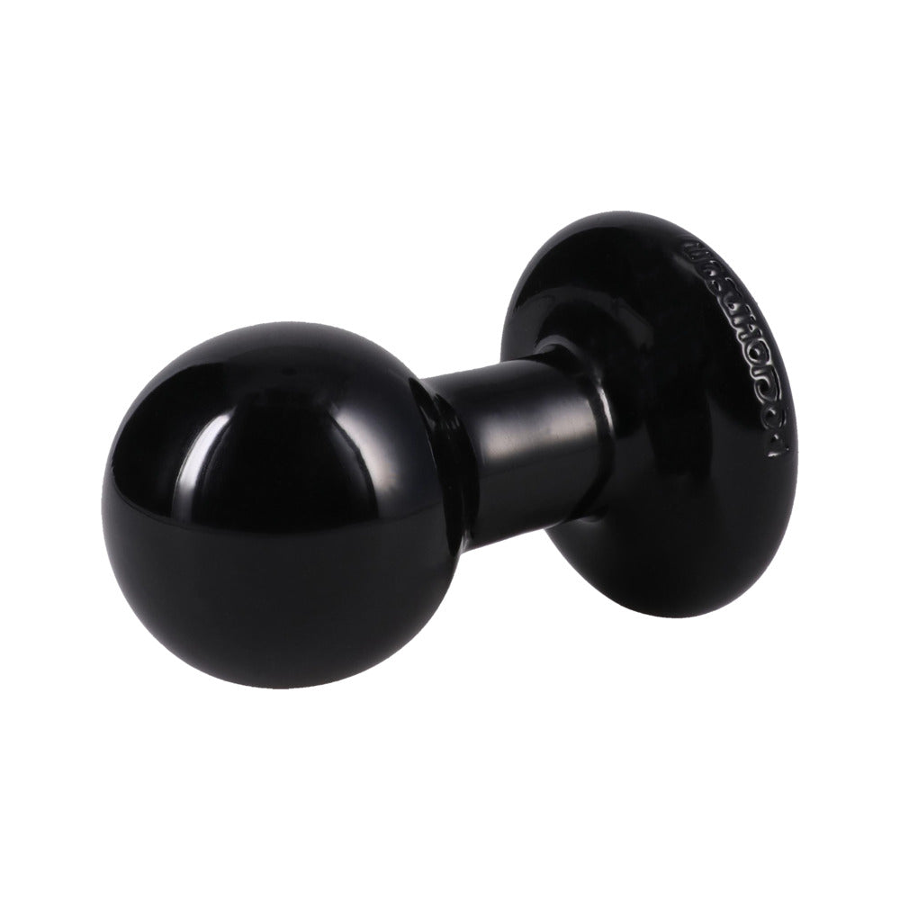 ROUND BUTT PLUG - BLACK - SMALL