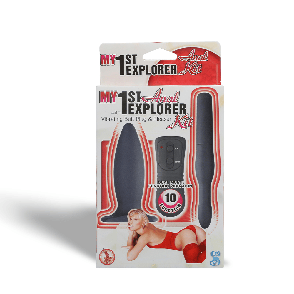 ANAL EXPLORER KIT - BLACK