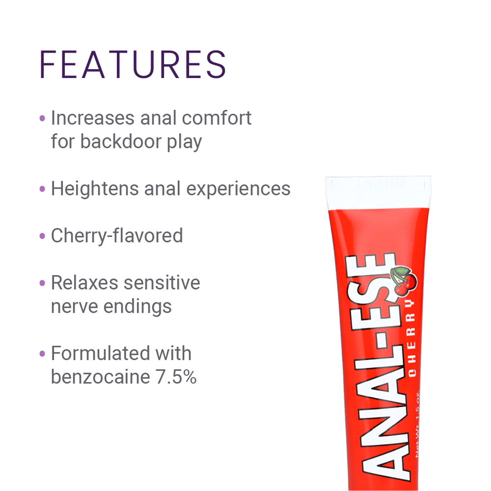 Stimulating Lube For Men Anal Ease Gel Desensitizing Numbing Lube - Cherry Flavored For Comfort (Nasstoys 0.5 Fl Oz) Desensitizing Lubricant Cherry Stimulating Lube For Men Anal Ease Gel Desensitizing Numbing Lube - Cherry Flavored For Comfort (Nasstoys 0.5 Fl Oz) Desensitizing Lubricant Cherry