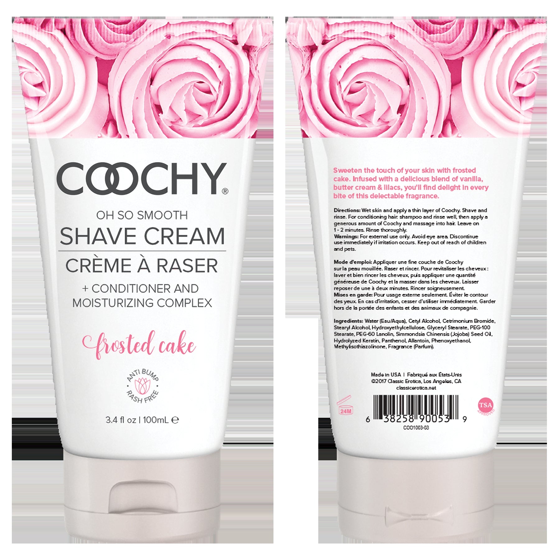 SHAVE CREAM - FROSTED CAKE - 3.4OZ