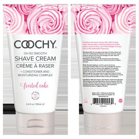 SHAVE CREAM - FROSTED CAKE - 3.4OZ