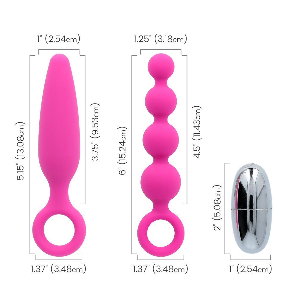 BOOTY VIBRO KIT - PINK