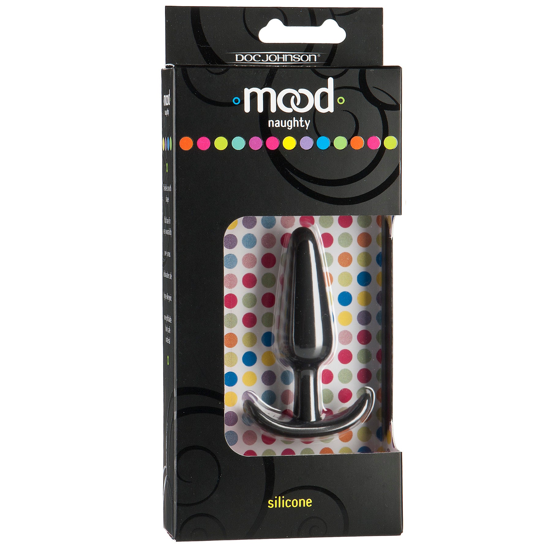 NAUGHTY - BLACK - 3\"