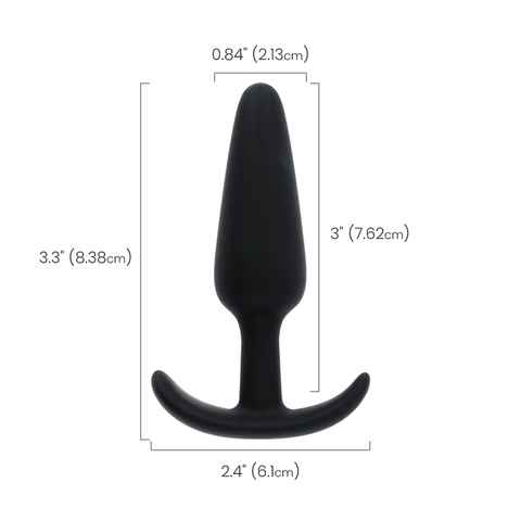 NAUGHTY - BLACK - 3\"