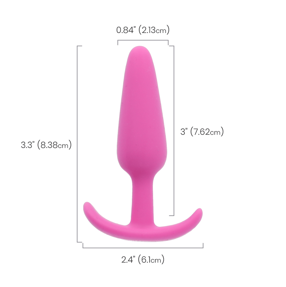 NAUGHTY - PINK - 3\"