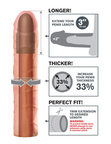 PERFECT 3" EXTENSION - FLESH