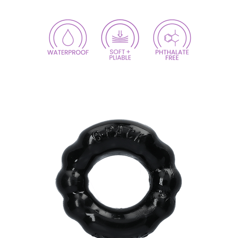 Oxballs 6 Pack Cock Ring - Black