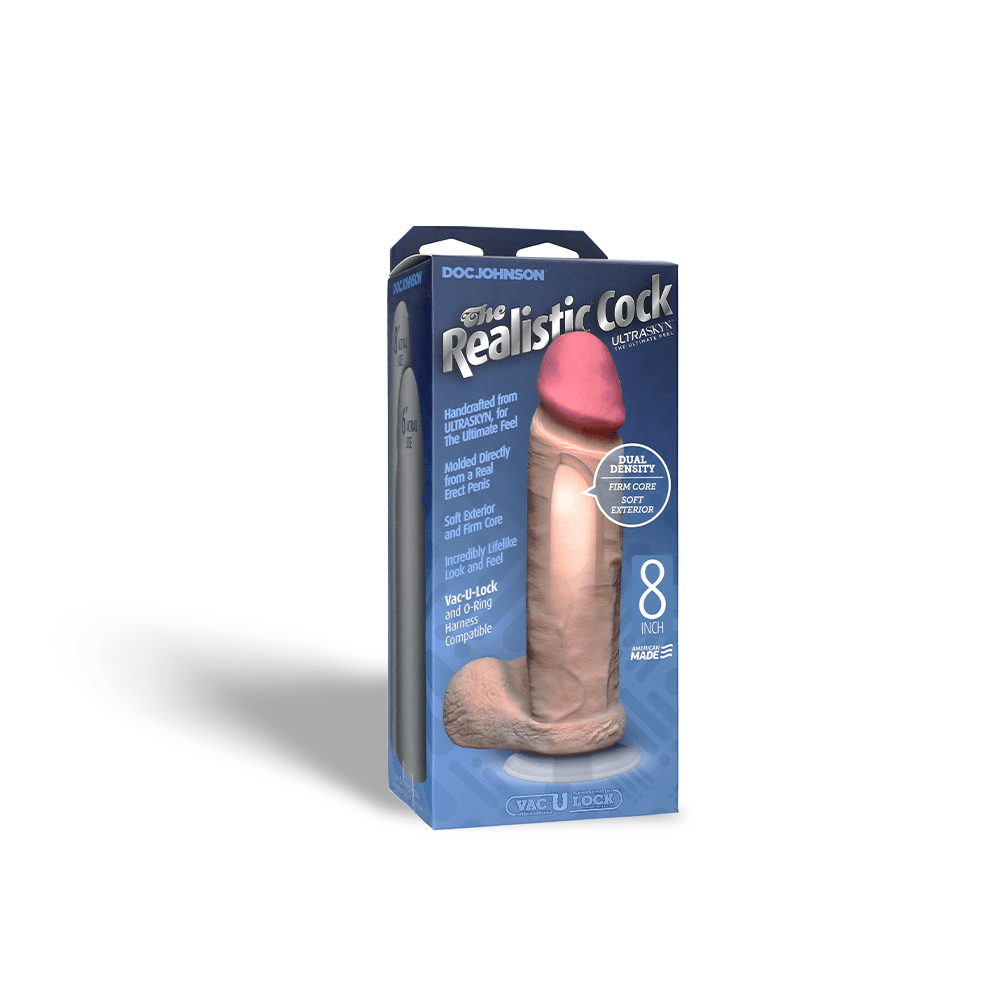 COCK UR3 - WHITE - 8"