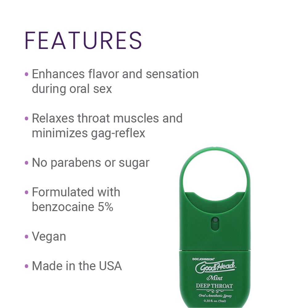 DEEP THROAT TO GO .33OZ - MINT